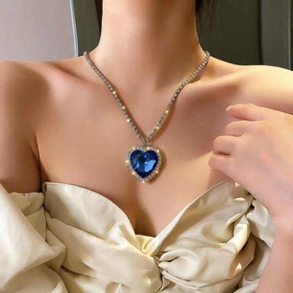 Ogrlica Titanic heart of the ocean Ogrlica Titanic heart of the ocean