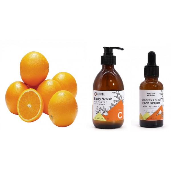 Poklon set za blistavu kožu s vitaminom C Poklon set za blistavu kožu s vitaminom C